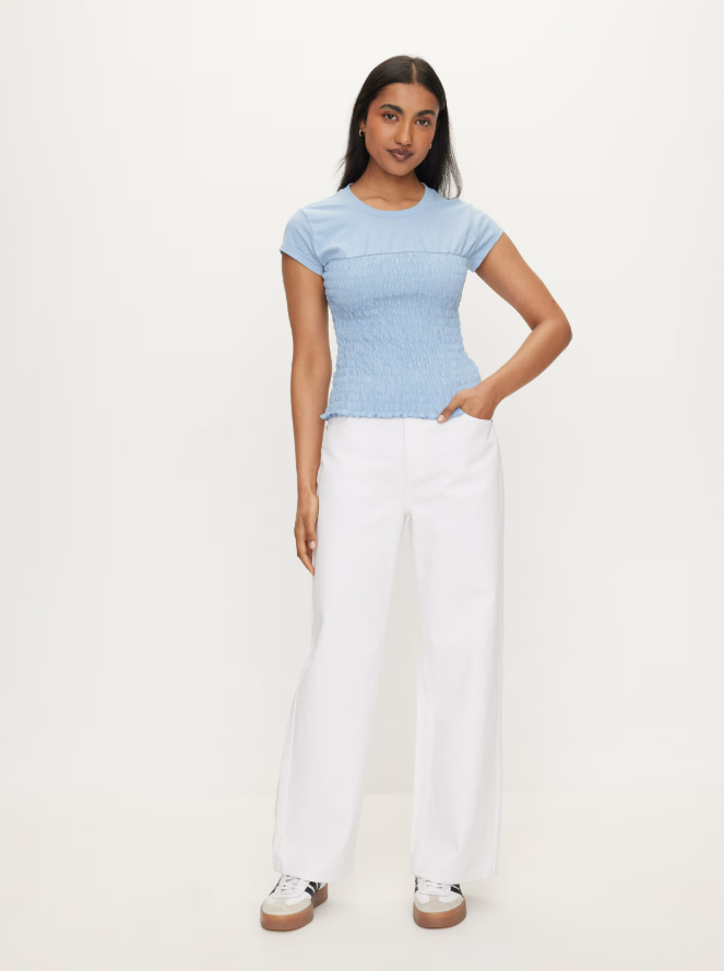 Buddima Smocked Tee